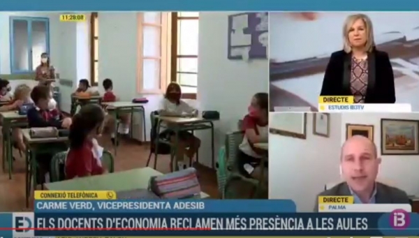 Los docentes de Economía reclaman más presencia en las aulas - ADESIB - Palma