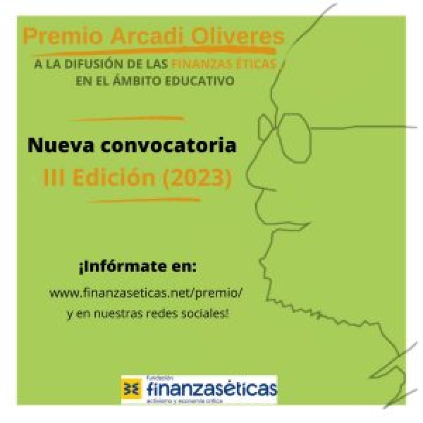 Premio ARCADI OLIVERES para propuestas pedagógicas en secundaria, bachillerato y FP -3ª Edición- 2023